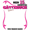 15th Birthday Girl & Boy Guestbook