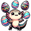 Axolotl Juggler Easter Eggs