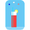 Red cocktail