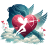 Cupid Archer Heart Artwork