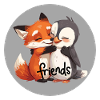 Penguin Fox Friendship