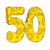 50 ans Motif Funny Cheese