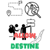 Allow destine. Allow destiny. Direction.