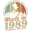 Millésime 1989 homme mythe légende
