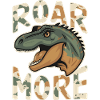 T-SHIRT DINOSAURE, RUGIR PLUS