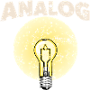 Analog ist super - Glühbirne