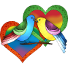 Bunte Vögel