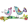 Bunte Vögel