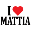 t-shirt J’aime Mattia t-shirt idée cadeau