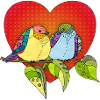 Bunte Vögel