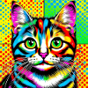 Cat Pop Art