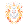 Aries Fire Geometric
