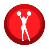 Cheerleading Mädchen Mädchen
