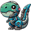Cute T-Rex Cyborg, Robo-Dinosaur