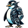 Penguin Cyborg Robot