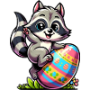 Easter Raccoon Easter Egg