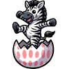 Easter Zebra Comic Easter Egg