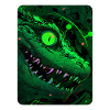 Green maniac lizard