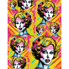 Pop art retro style women