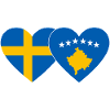 Sweden Kosovo Flag