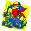 Angry Romanian farmer