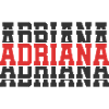 Adriana t-shirt t-shirt gift idea stacked text