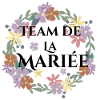 Blumenbraut-Braut-Team