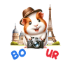 Niedlicher Meerschweinchen-Fotograf Paris
