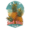 Ananas-Sonnenbrille Obst Retro-Stil für