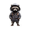 Very Thin Ice Friend Raccoon