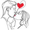 Couple de la Saint-Valentin
