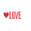 Peace Love Coffee - Heart