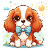 Cute Dog Cavalier King Charles