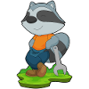 Raccoon Mechanic Wrench Workshop