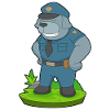 Dog, Policeman, Police