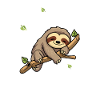 Faultier Beamter auf Lebenszeit