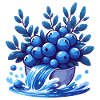 Blueberries Wave Energy Bowl