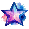 Farbtupfer: Stern