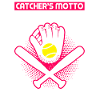Catcher Softball Lover Bat Ball
