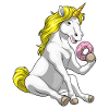 Einhorn Donut