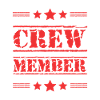 Crew Member Stempel