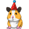 Hamster Birthday Party Hat