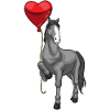 Ballon coeur de cheval
