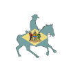 Delaware State Flag Cowboy