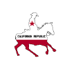 California State Flag Cowboy