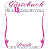 15th Birthday Girl & Boy Guestbook