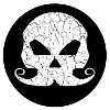 Skull Totenkopf Bones Schnurrbart