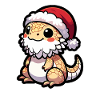 Cute Bearded Dragon Christmas
