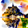 Mont Saint Michel, France