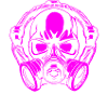 Techno Gas Mask Neon